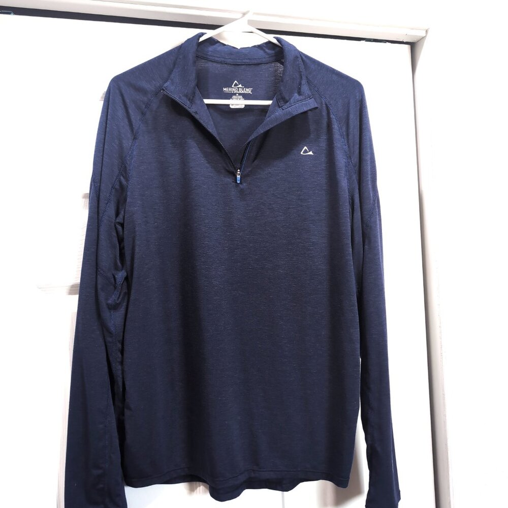 Paradox Merino Blend 1/4 Zip Pullover Men's M Dri Release Long Sleeve Shirt